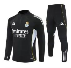 Real Madrid Trenirka Komplet 2025/26 - 1-4 Zip Crna