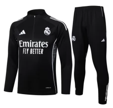 Real Madrid Trenirka Komplet 2025/26 - 1-4 Zip Crna