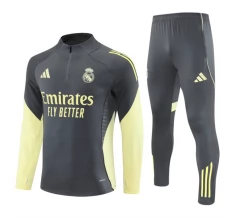 Real Madrid Trenirka Komplet 2025/26 - 1-4 Zip Siva
