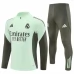 Real Madrid Trenirka Komplet 2025/26 - 1-4 Zip Zelena
