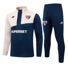 São Paulo FC Trenirka Komplet 2024/25 - 1-4 Zip Bež