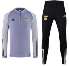 SL Benfica Trenirka Komplet 2023/24 - 1-4 Zip Siva