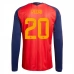 Španjolska Pedri 20 Domaći Dres Svjetsko Prvenstvo 2026 Dugi Rukav