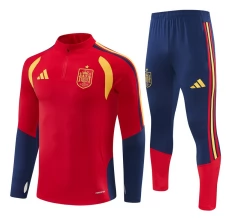 Španjolska Trenirka Dječji 2026/27 - 1-4 Zip Crvena