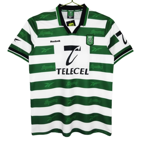 Sporting Lisbon Domaći Nogometni Dresovi Retro 1999-00 Komplet Sporting Lisbon Domaći Nogometni Dresovi Retro 1999-00 Komplet