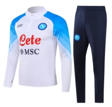 SSC Napoli Trenirka Komplet 2023/24 - 1-4 Zip Bijela