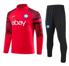 SSC Napoli Trenirka Komplet 2023/24 - 1-4 Zip Crvena