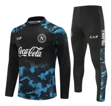SSC Napoli Trenirka Komplet 2024/25 - 1-4 Zip Crna