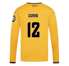 Wolves FC Cunha 12 Nogometni Dresovi Domaći 2024/25 Dugi Rukav